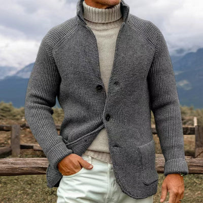 Jett - KNIT CARDIGAN IN COARSE KNIT LOOK