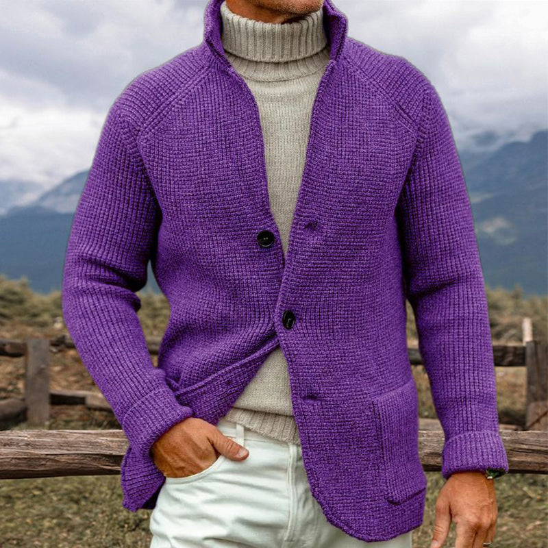 Jett - KNIT CARDIGAN IN COARSE KNIT LOOK