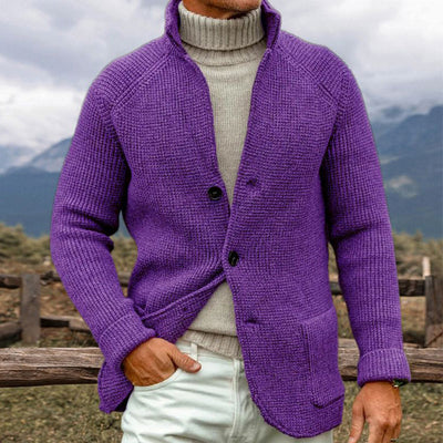Jett - KNIT CARDIGAN IN COARSE KNIT LOOK